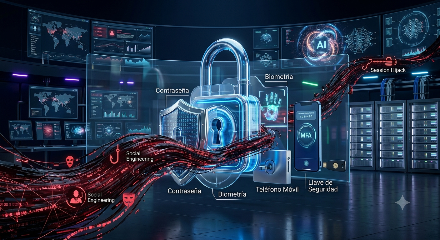 Técnicas modernas para evadir la autenticación multifactor: así evolucionan los ataques contra uno de los principales pilares de la ciberseguridad